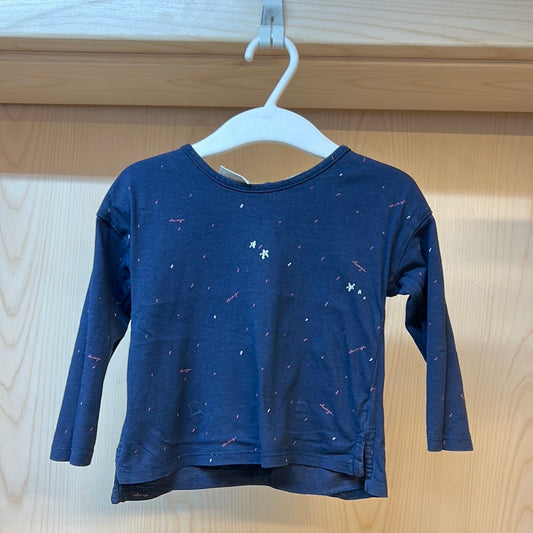 Mädchen Langarm Shirt von Zara Gr. 80