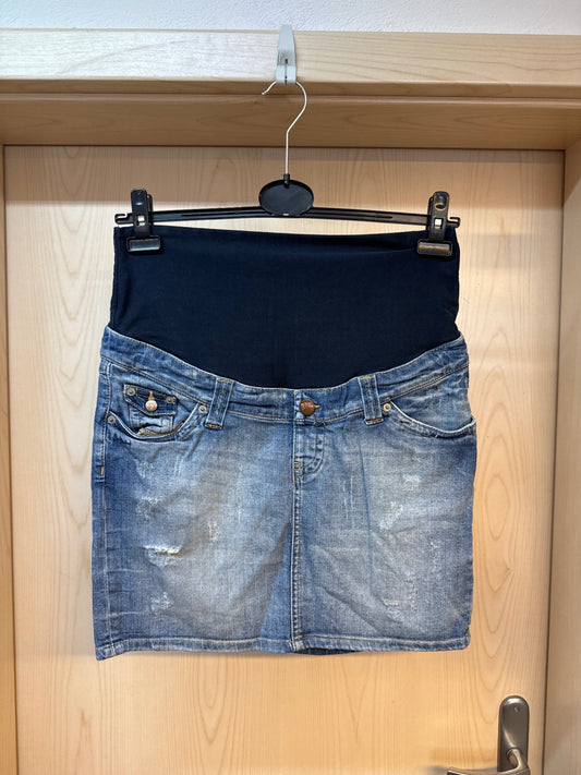 Gr.M H&M Umstands Jeansrock jeansblau