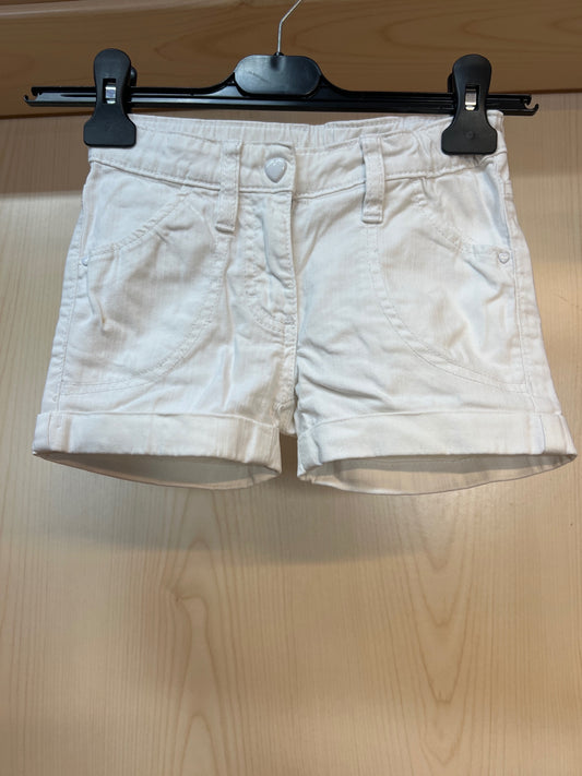 H&M kurze Jeans Shorts Weiß Gr. 116