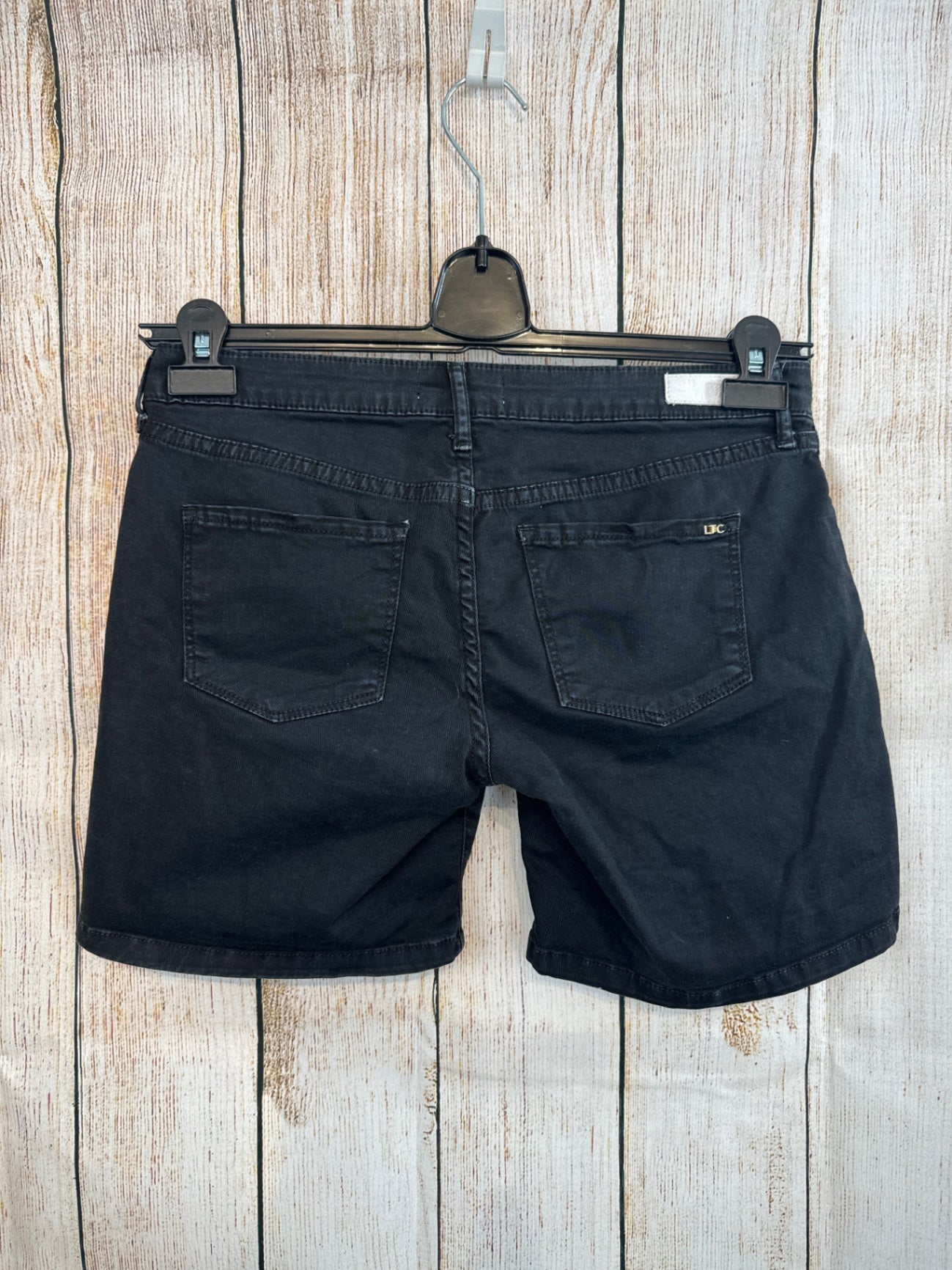 kurze Jeans Shorts Schwarz Gr. M