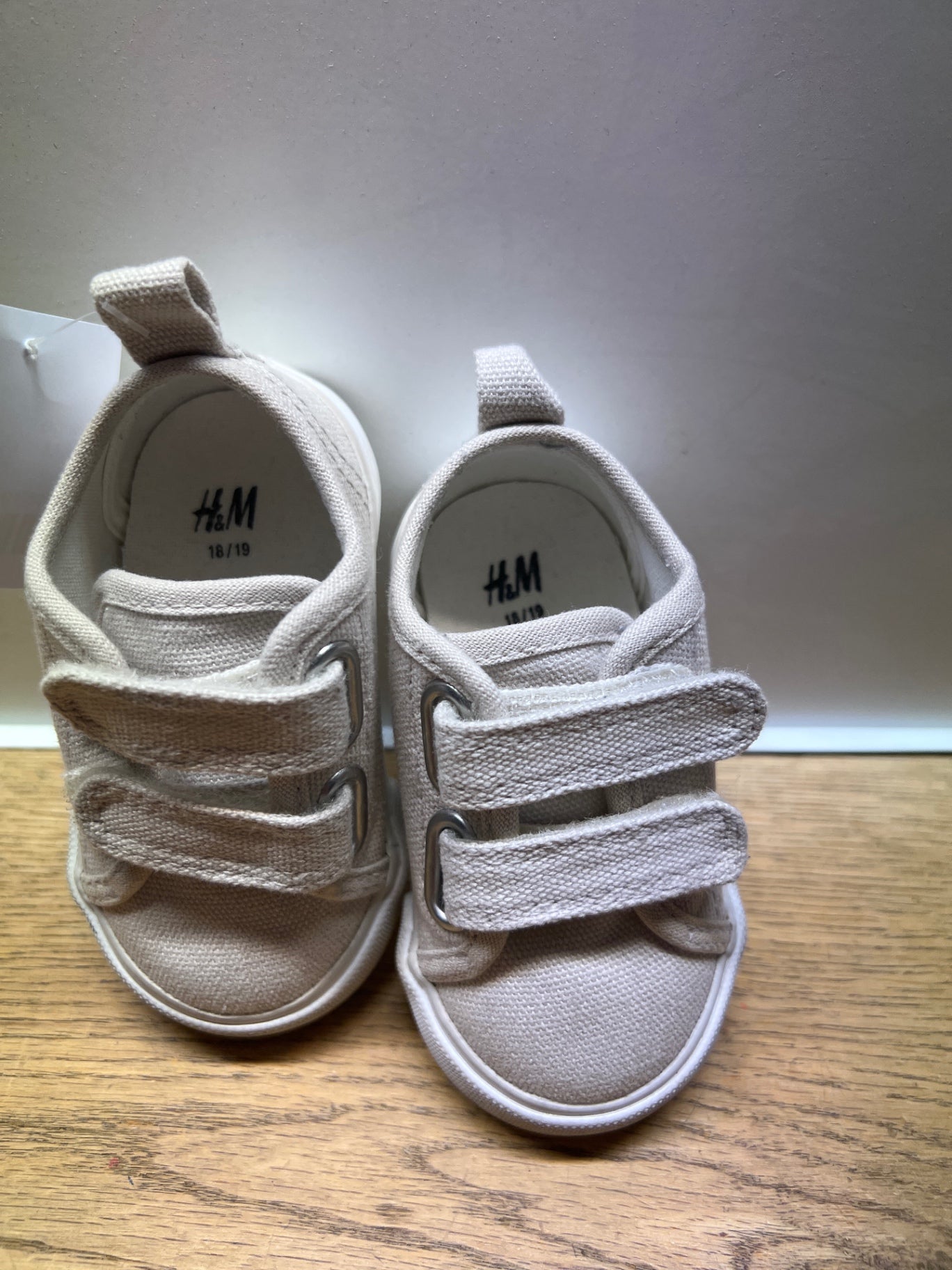 Schuhe, H&M, Beige, 18/19, Sneaker m. Klett (10380627)