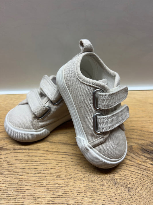 Schuhe, H&M, Beige, 18/19, Sneaker m. Klett (10380627)