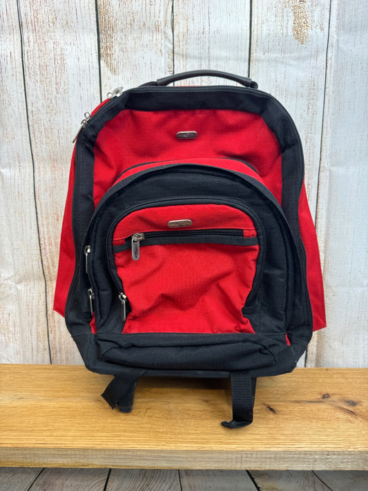 Taschen, schwarz/ roter Kinderkoffer z. ziehen (10385053)