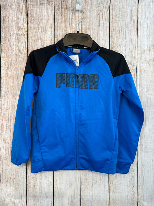 Puma Trainingsjacke blau/ schwarz Gr. 140