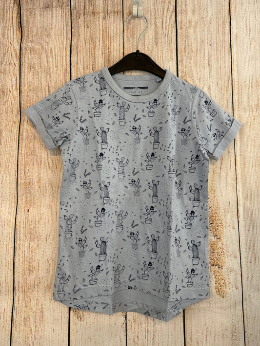 Next T-Shirt Hellblau m. Kakteen Gr. 116