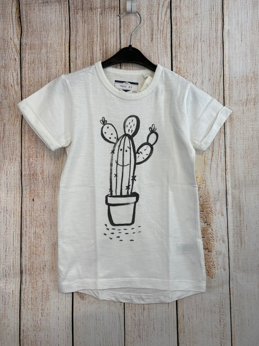 Next T-Shirt Weiß m. Kaktus Gr. 116