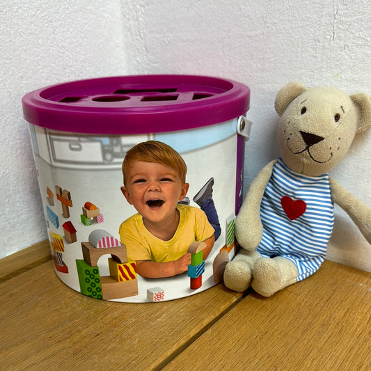 Babyspielzeug: Holz Bausteine, Box von Eichhorn ab ca. 1Jahr