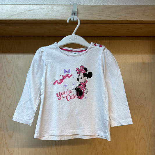 Mädchen Langarmshirt von Disney Baby Gr. 86