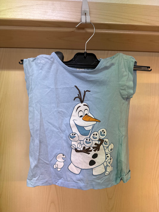 Gr.86 Disney Schlafanzug kurz, 2teilig hellblau m. Olaf